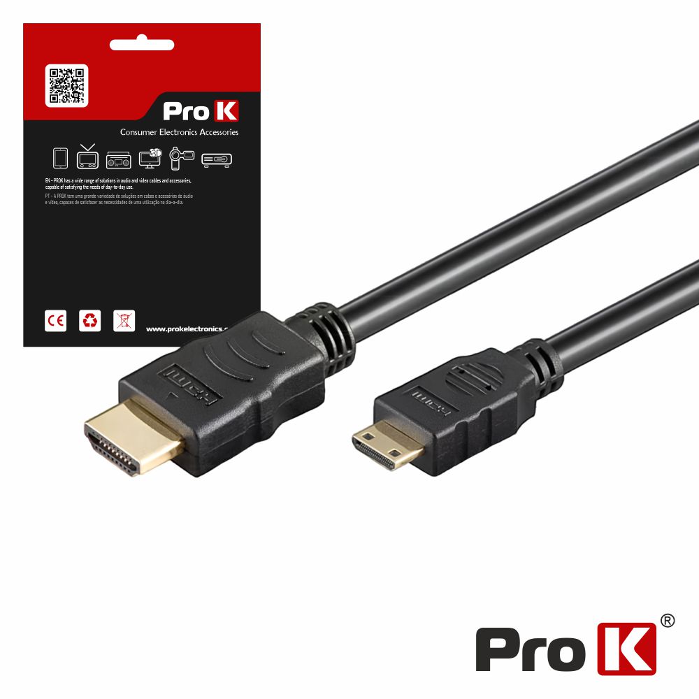 CHDMIMN01A CABO HDMI A / MINI HDMI - 1.5m -