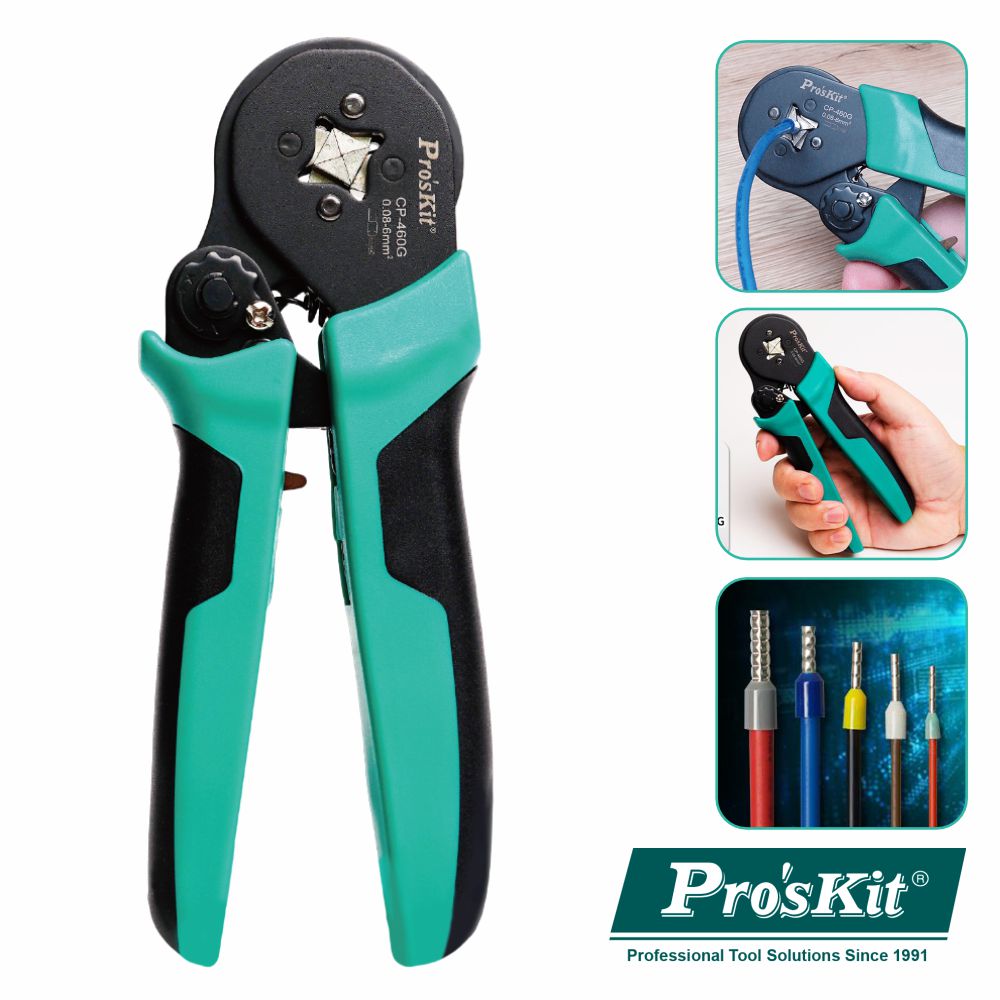 Alicate De Cravar Ponteiras 0.08/6MM² PROSKIT