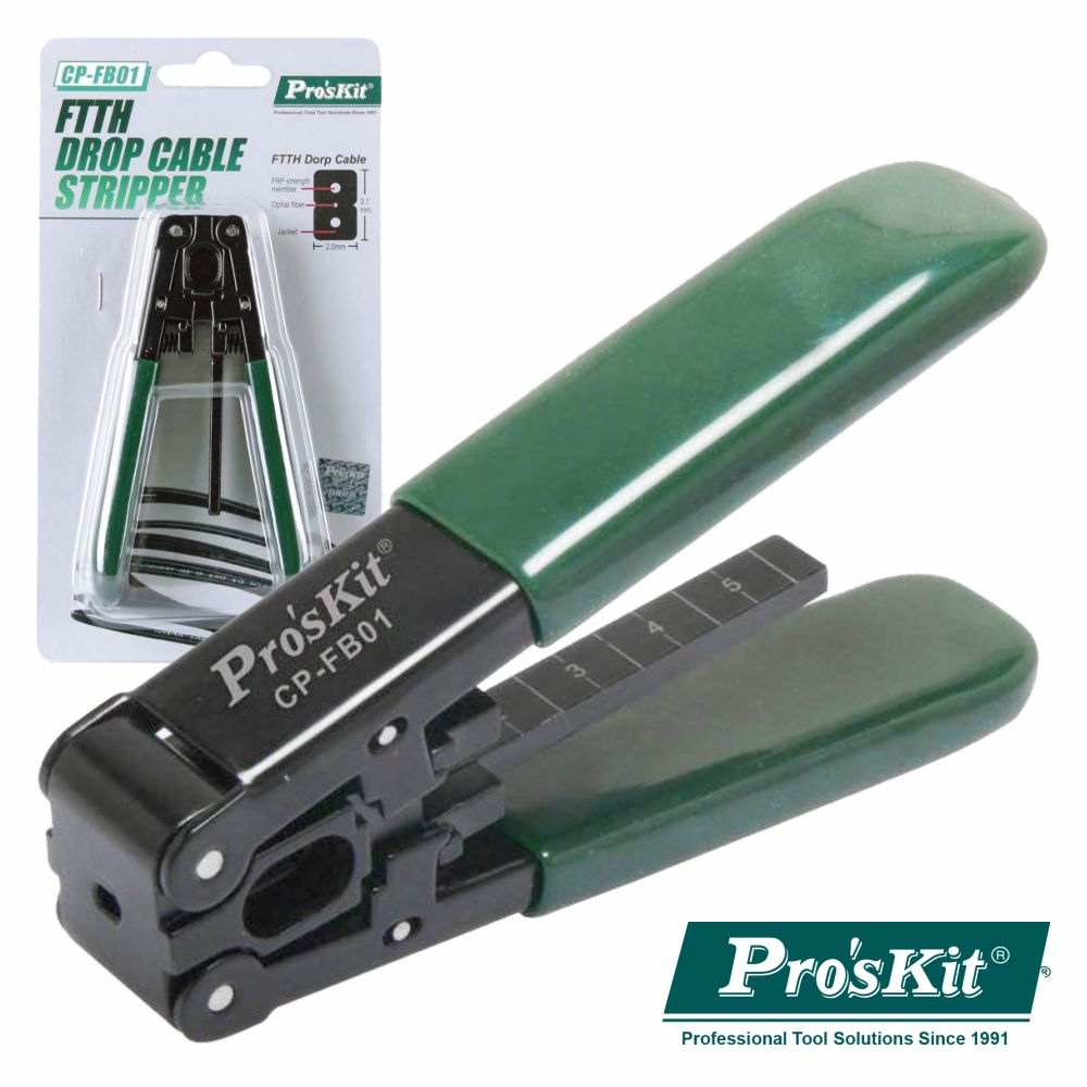 ALICATE DE DESCARNAR FIBRA ÓPTICA PROSKIT