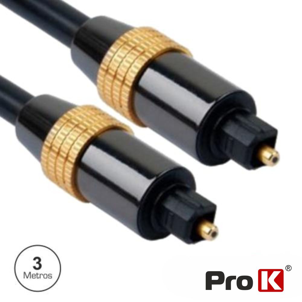 CTOSLINKPRO3G CABO FIBRA ÓPTICA TOSLINK-TOSLINK 3M PROK