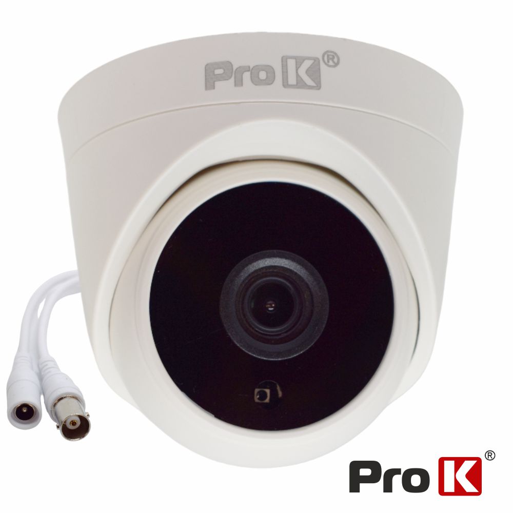 Câmara Vigilância Dome 4IN1 AHD/CVI/TVI/CVBS 2MP PROK