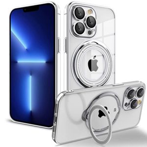 Capa Magsafe Suporte Samsung S23 Ultra Prateado