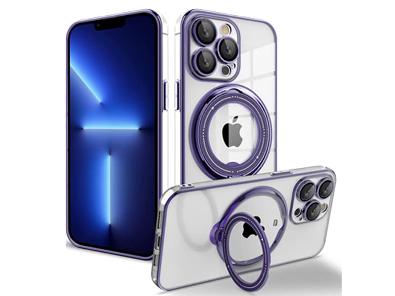 Capa Magsafe Suporte Samsung S23 Ultra Roxo