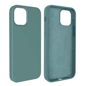 Capa Silicone Square Premium iPhone 15 Plus Verde Agua