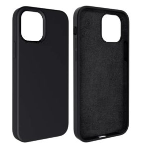 Capa Silicone Square Premium iPhone 15 Negro