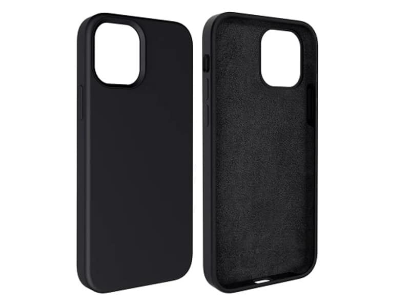 Capa Silicone Square Premium iPhone 15 Pro Negro