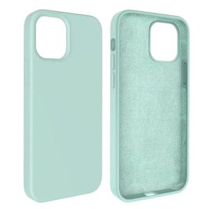 Capa Silicone Square Premium iPhone 15 Azul