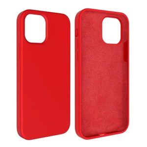 Capa Silicone Square Premium iPhone 15 Vermelho