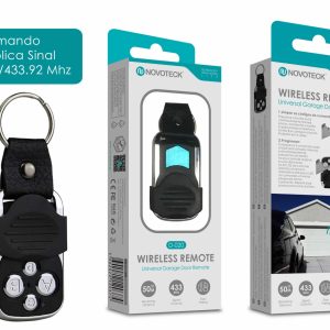 RDP3719 Comando portão garagem 4 botões 433mhz D-020