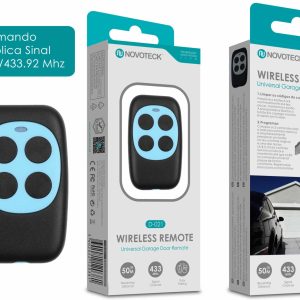 Comando Réplica Sinal 433-433.92MHZ Azul D-021 Comando Garagem