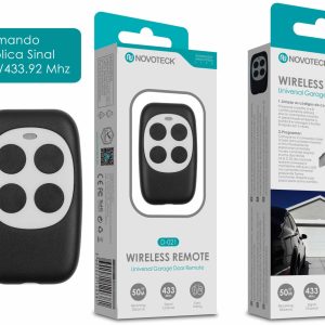RDP3721 Comando Garagem 433-433.92MHZ Cinzento D-021 NOVOTECK
