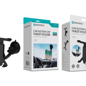 Suporte Universal de Tablet para Carro Z-019 com Ventosa – Rotação 360º, para 7''-11'', Fixação Segura