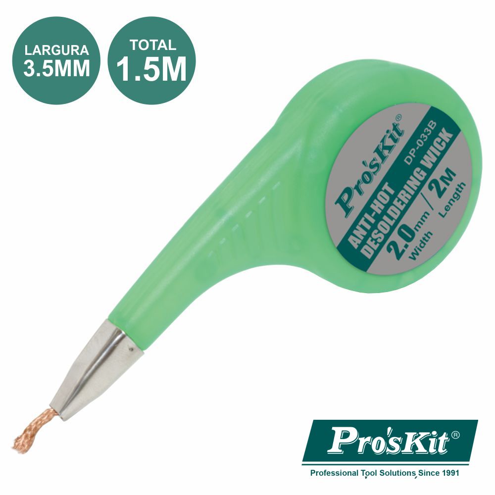MALHA DESSOLDADORA 3.5MM 1.5M PROSKIT