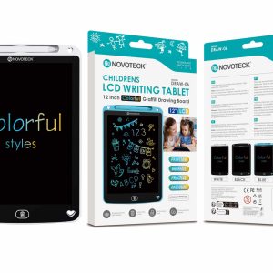Tablet de Escrita LCD Colorido para Crianças - 12'' Polegadas, DRAW-06 Branco