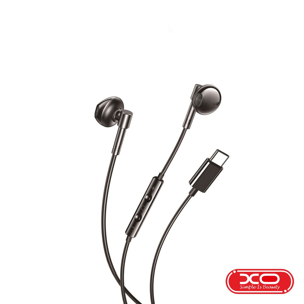 Auscultadores Stereo C/ Fios E Microfone IPX5 Preto XO