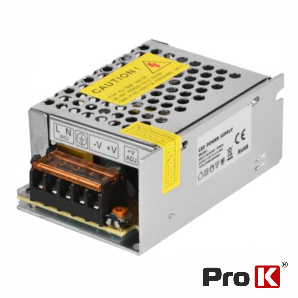 Fonte de Alimentação Industrial 24V 25W 1A PROK