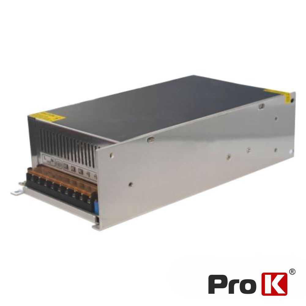 Fonte de Alimentação Industrial 24V 500W 20.8A PROK