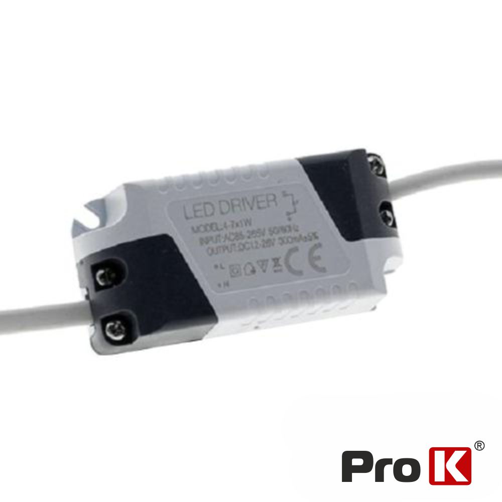 Fonte De Alimentação P/ LED 4-7W 12-26V PROK
