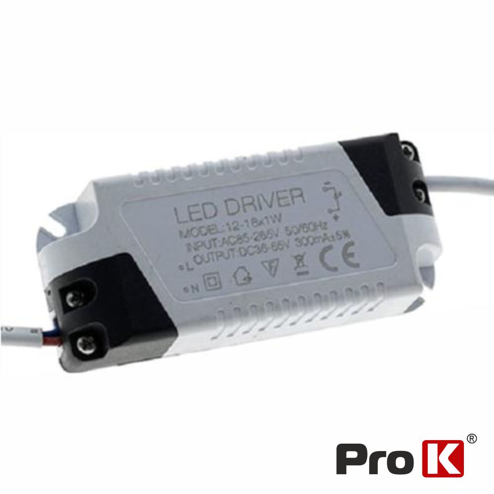 Fonte De Alimentação P/ LED 13-18W 36-65V PROK