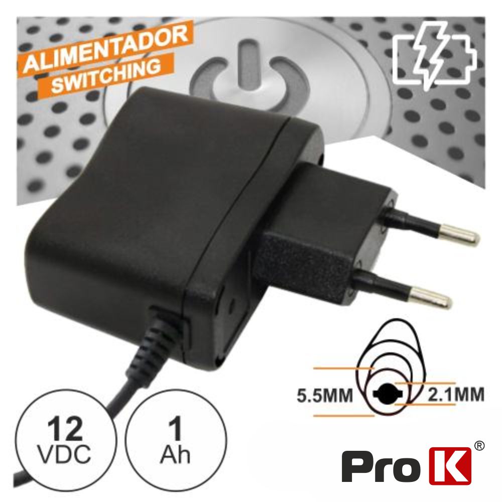 ALIMENTADOR SWITCHING 12V 1A PROK