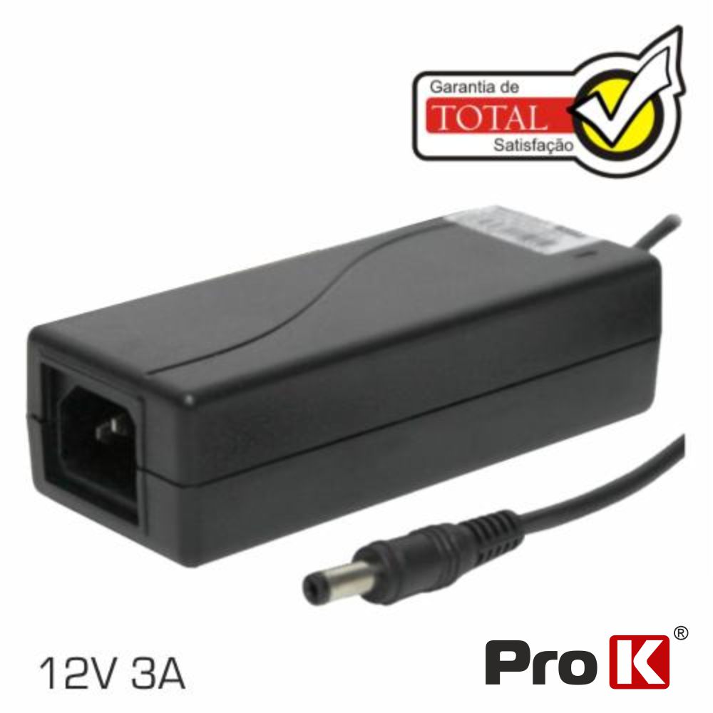 ALIMENTADOR SWITCHING 12V 3A P/LCD PROK