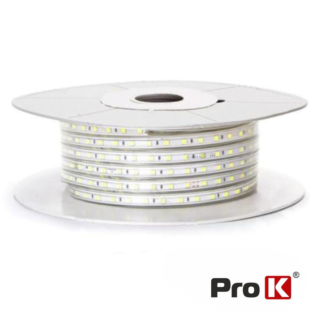 FITA 3000 LEDS 5050 IMPERMEÁVEL Verde 220V 50m PROK