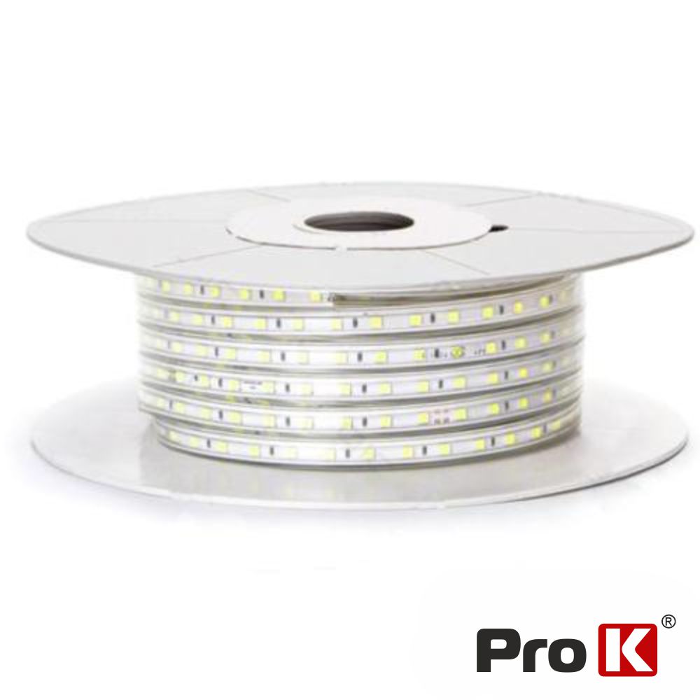 FITA 3000 LEDS 5050 IMPERMEÁVEL Vermelha 220V 50m PROK