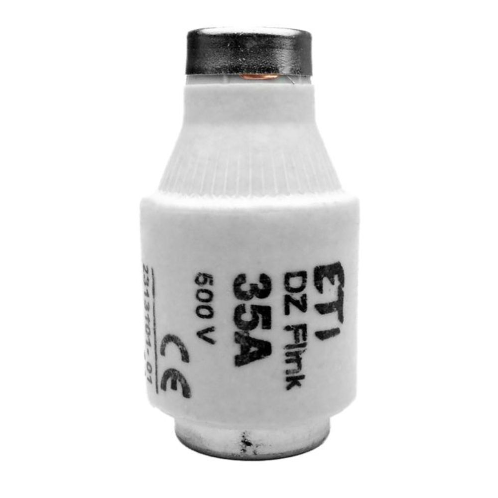 Conjunto de 2x Fusíveis Cerâmicos D03 35A 500V VIRONE