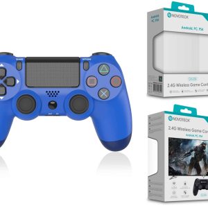 Comando Jogo PS4-PC-Android Azul Sem Fio 2.4G GM-004