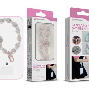 Cordão Fashion Universal para Telemóvel GS-014 ROSA