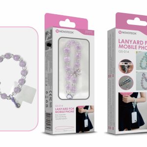 Cordão Fashion Universal para Telemóvel GS-014 ROXO