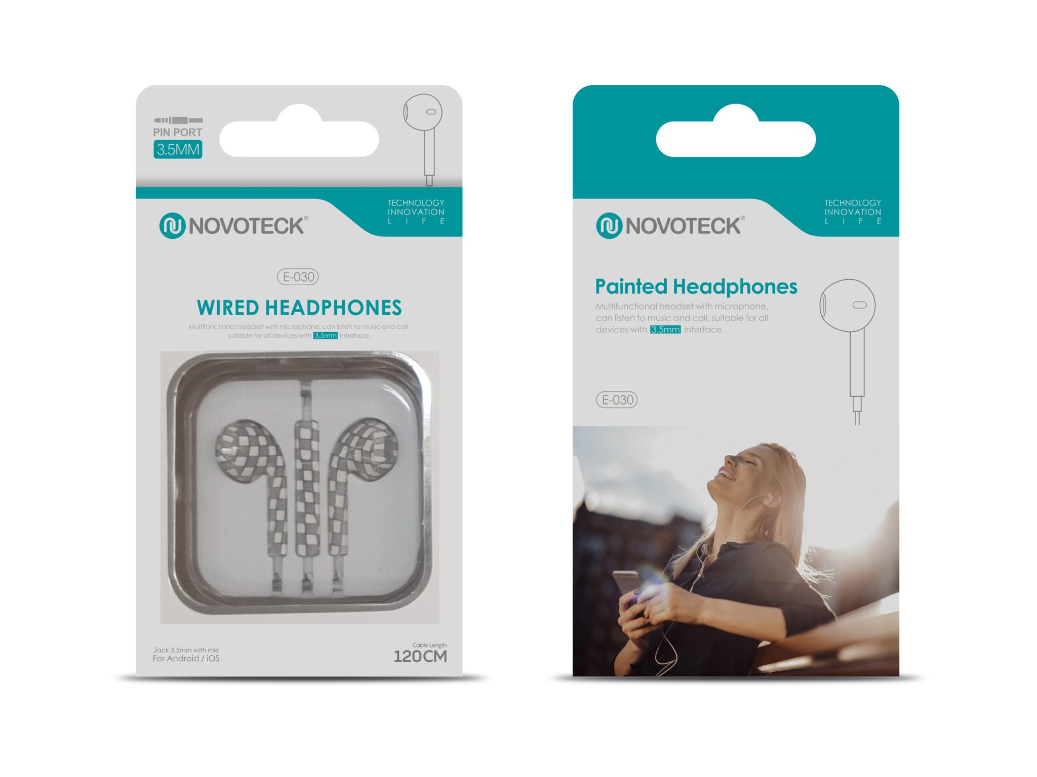 Auricular Com Desenho E-030 Design 2