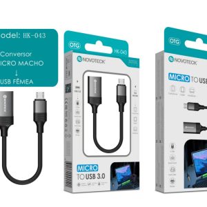 Conversor NOVOTECK Micro USB para USB 3.0 HK-043