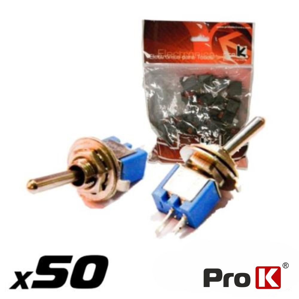 INTERRUPTOR ALAVANCA SUB-MINIATURA ON-OFF 50X PROK