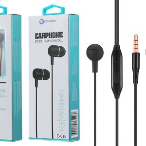 E-016 Auriculares Com Micro Negro