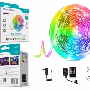 RDP4955 Fita Led 5M 12V 2835Rgb 270Mini Led 5W Som Controlo Ip65 LED-002