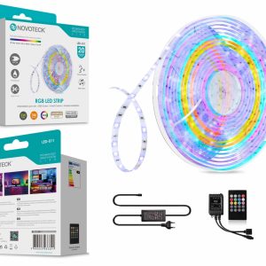 RDP4973 Fita Led 3M 12V 5050Rgb 90Led 8W Som Controlo Ip65 LED-011