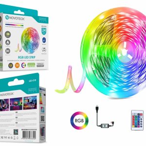 RDP4987 Fita Led 3M 5V 2835Rgb 180Mini Led 5W Bt App Ip65 LED-018