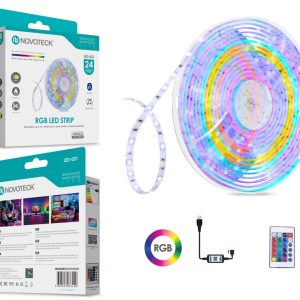 Fita Led 5M 5V 5050Rgb 150Led 8W Bt App Ip65 LED-021