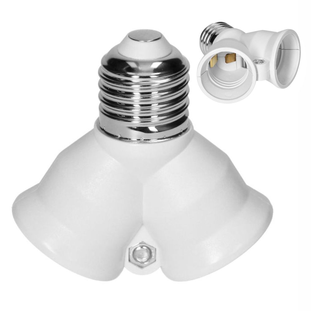 Casquilho Adaptador De E27 P/ 2x E27 VIRONE