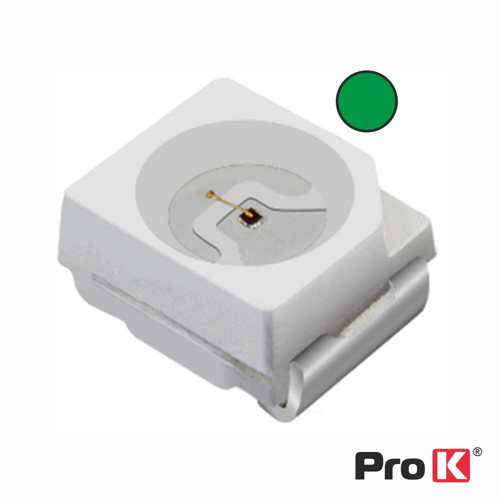 LED SMD 3528 Verde PROK