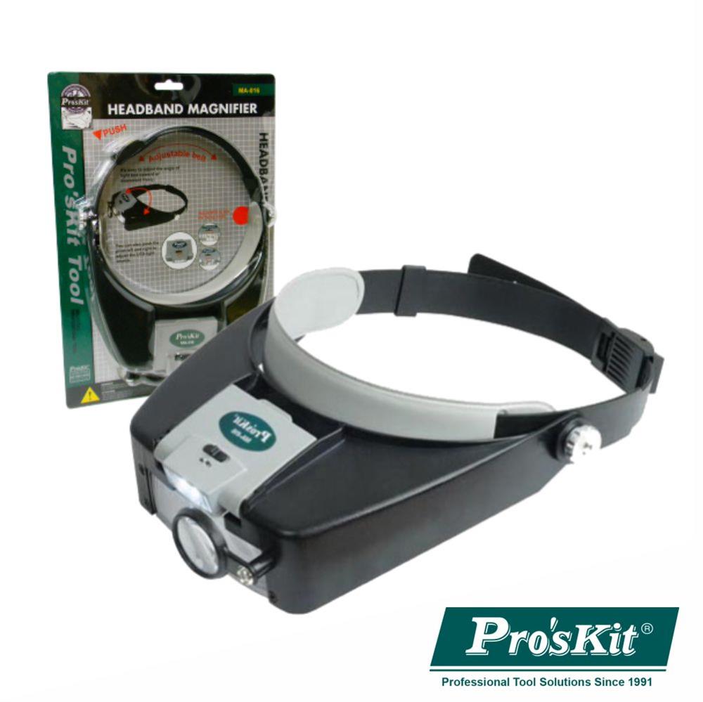 LUPA DE CABEÇA C/ ILUMINAÇÃO A LED PROSKIT