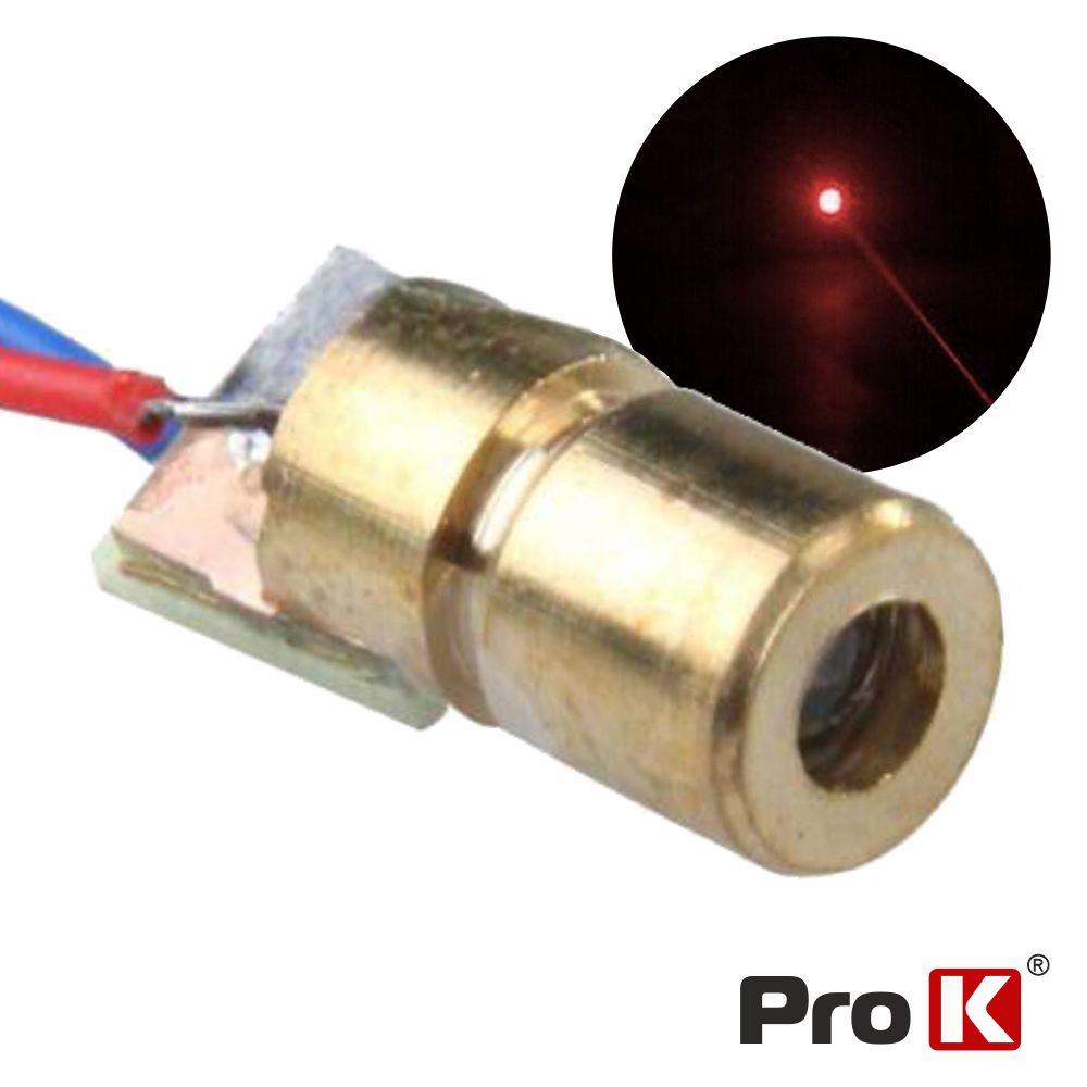 MÓDULO LASER VERMELHO 5MW PROK