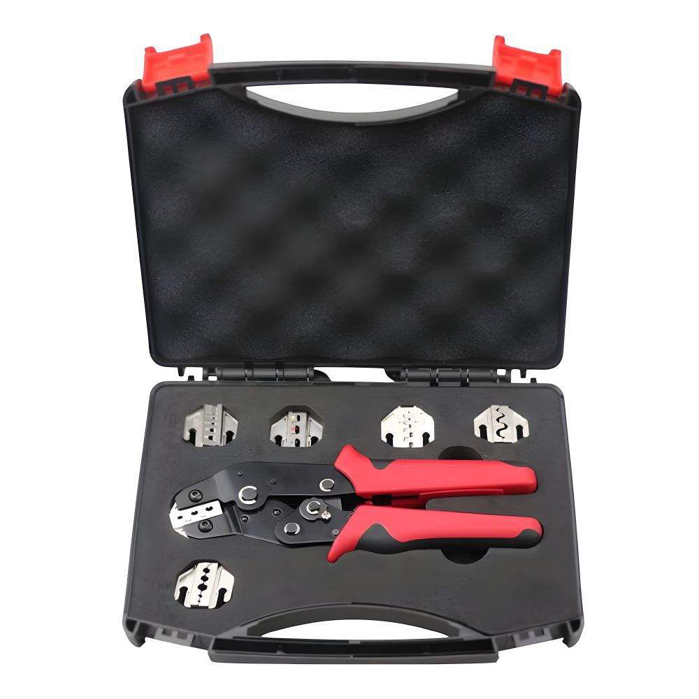 Alicate de Cravar Terminais c/Mala e 6 Ponteiras PROK