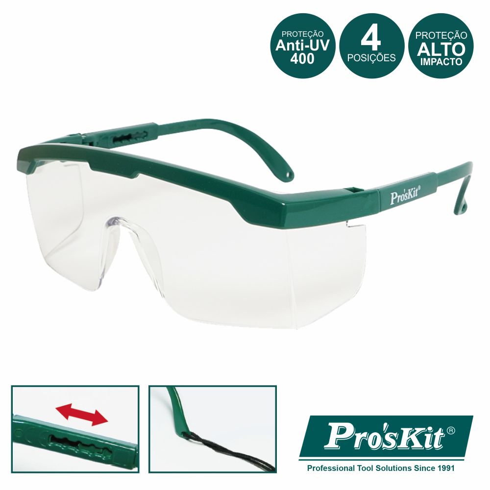 MS-710 oculos de proteção visao total proskit