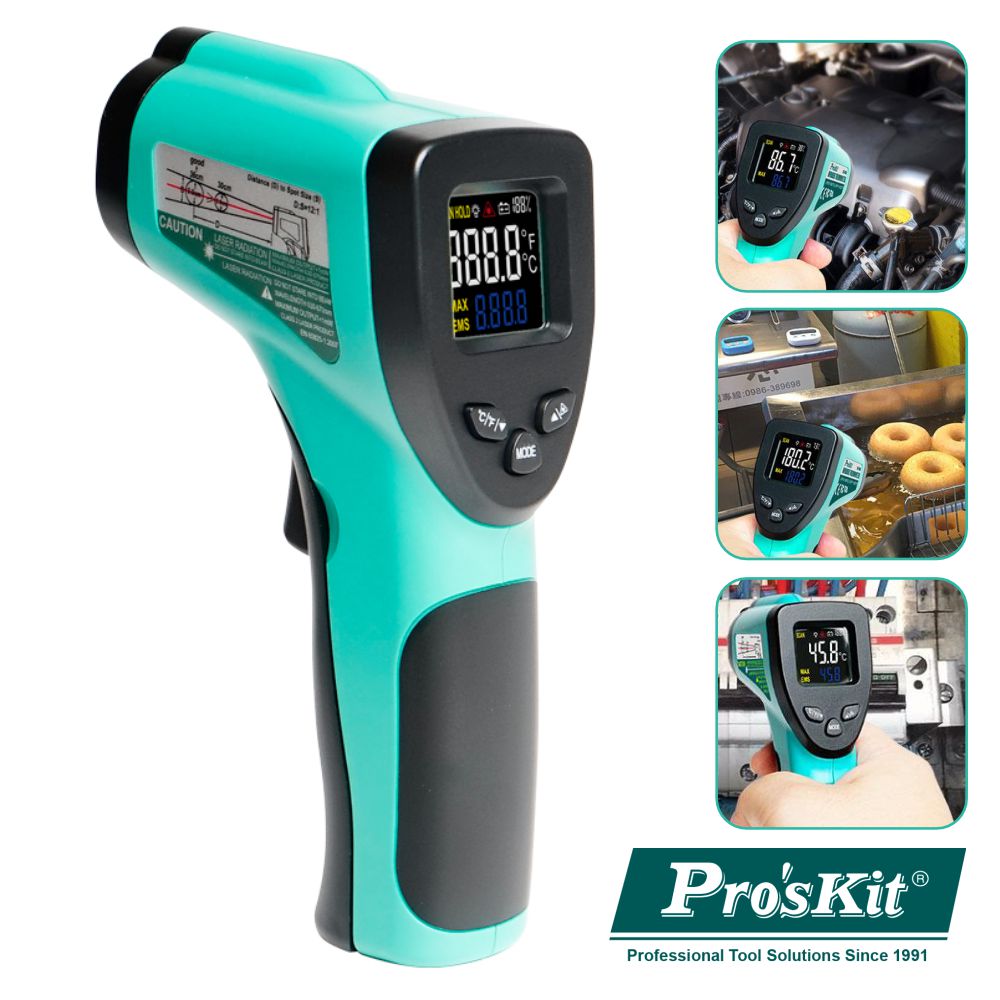 TERMÓMETRO IR DIGITAL C/ LASER PROSKIT