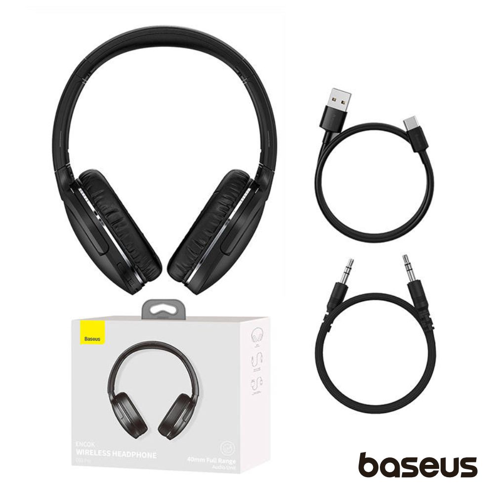 Auscultadores S/ Fios Encok D02 PRO BT 5.3 BASEUS
