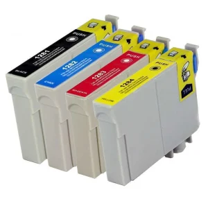 NO-22046-PK4 Conjunto 4 tinteiros compatíveis EPSON refª T1281