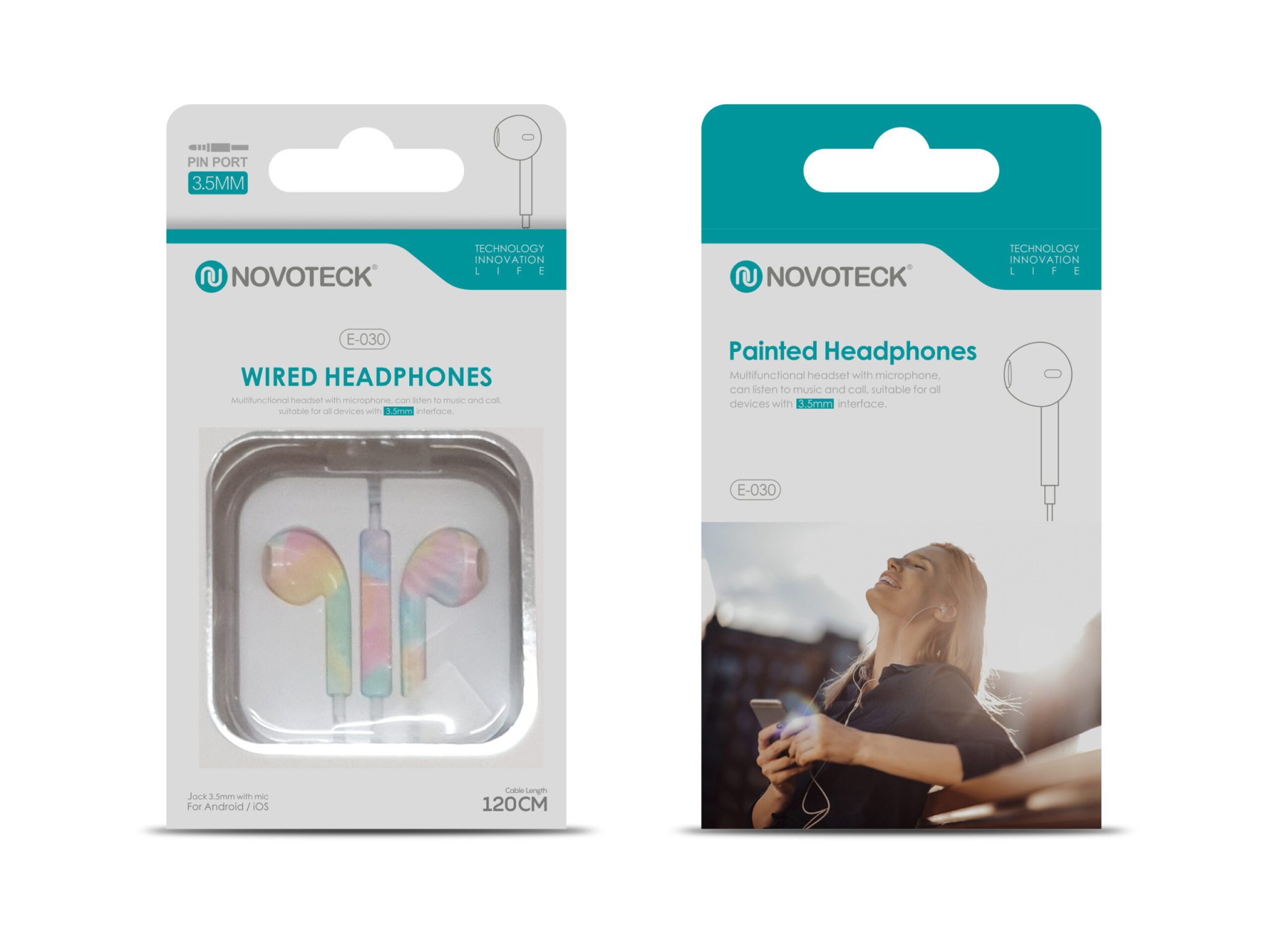Auricular Com Desenho E-030 Design 1