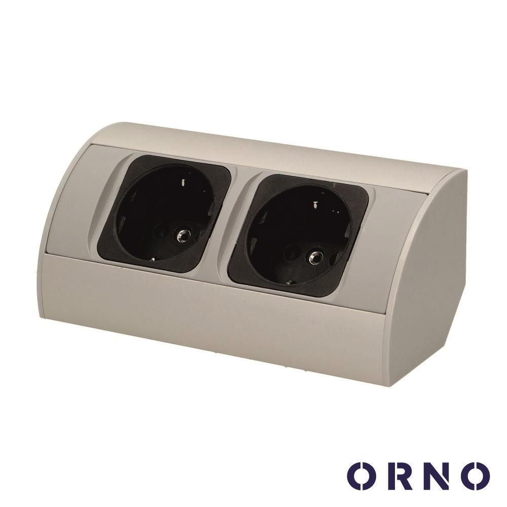 Tomada Elétrica P/ Escritório C/ 2 Saídas ORNO